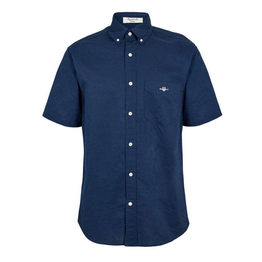 Classic Camicia Logo Popeline Maniche Corte