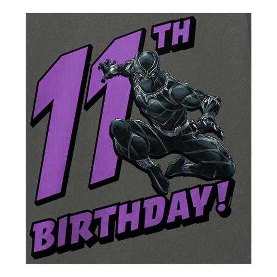 Black Panther T-Shirt 11 Geburtstag  