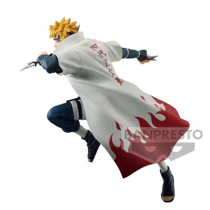 Banpresto  Naruto Shippuden Vibration Stars Namizake Minato figura 18 cm 