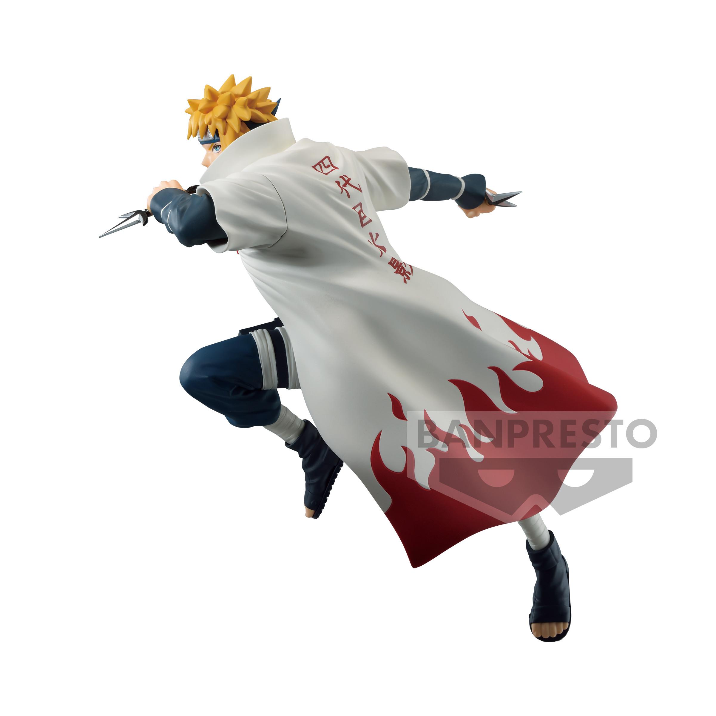 Banpresto  Naruto Shippuden Vibration Stars Namizake Minato figura 18 cm 