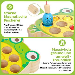 Activity-board  Jouet de pêche magnétique en bois Jouet en bois pour enfants Jouet d'activité motrice 