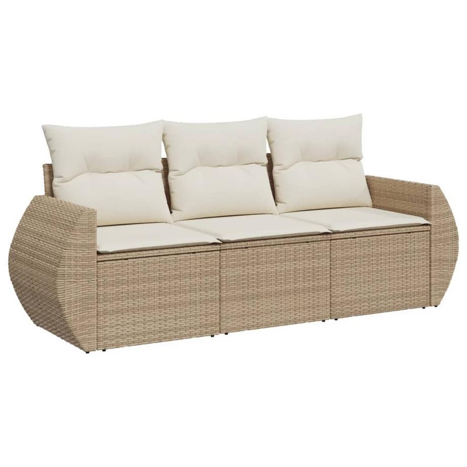 set divano da giardino Polirattan
