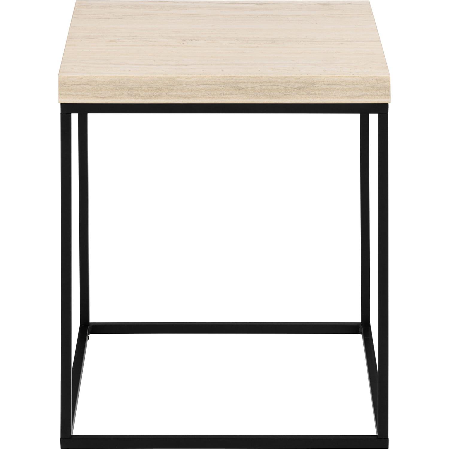 mutoni Table basse Brynlee beige 40x40  