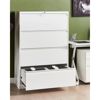 Beliani Meuble de rangement en Acier Industriel HALITE  