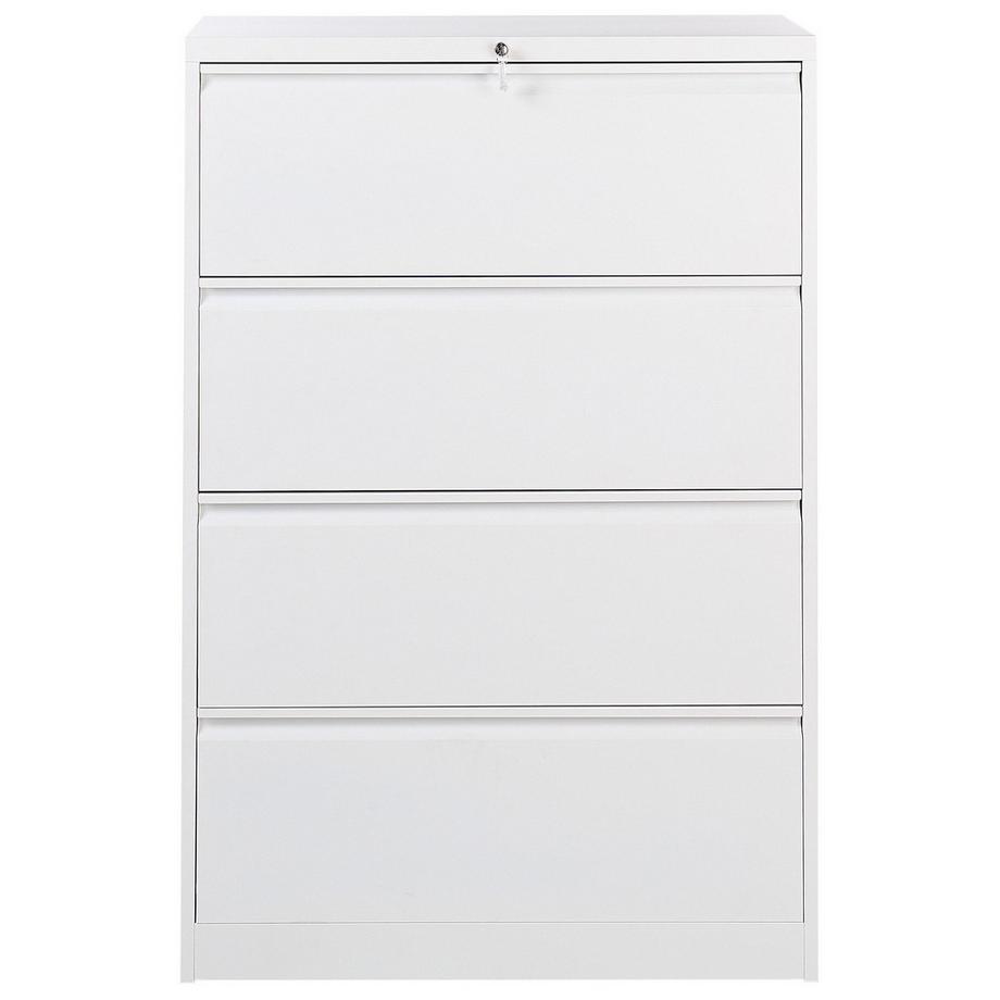 Beliani Meuble de rangement en Acier Industriel HALITE  