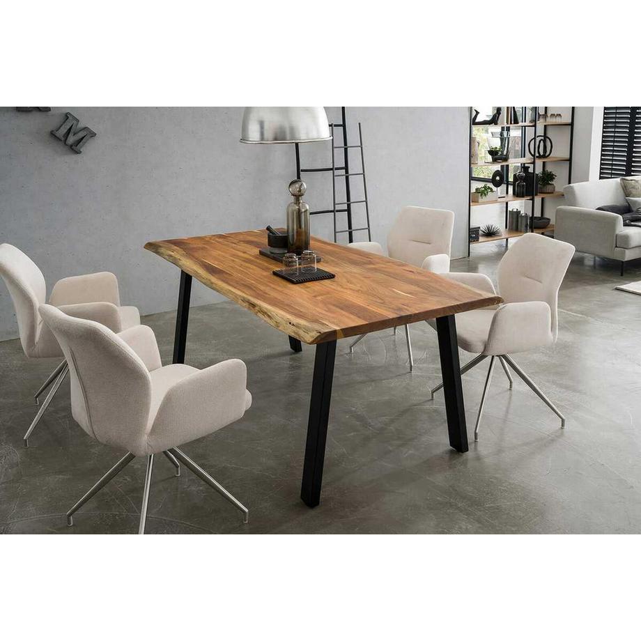 mutoni Esstisch Akazie natur 4-Fuss 200x100  