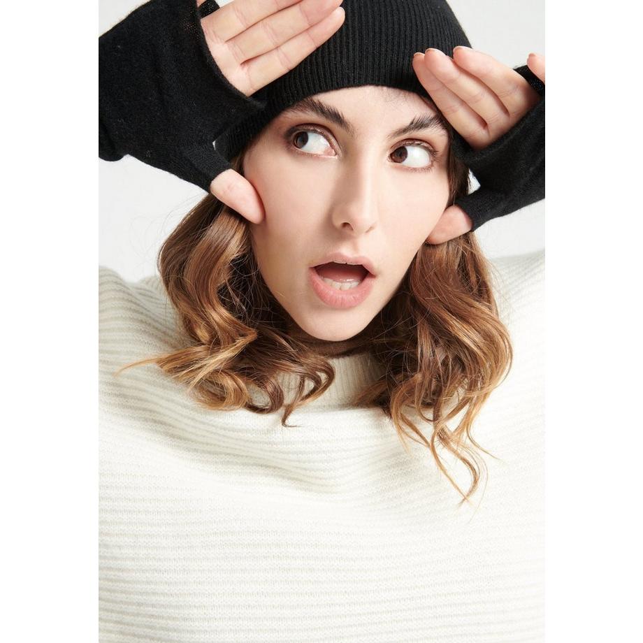 Studio Cashmere8 Kaschmir Fingerlose Fäustlinge  