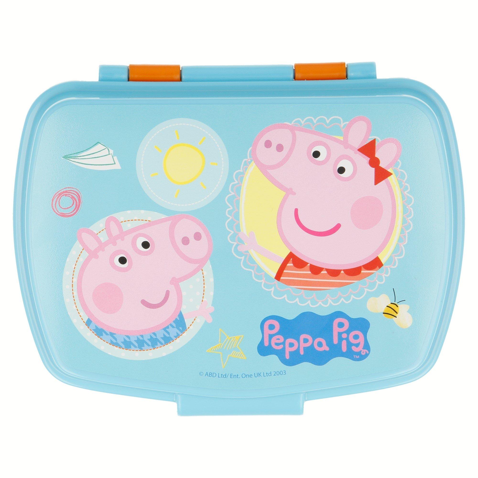 Stor Peppa Pig Schorsch und Peppa - Lunchbox  