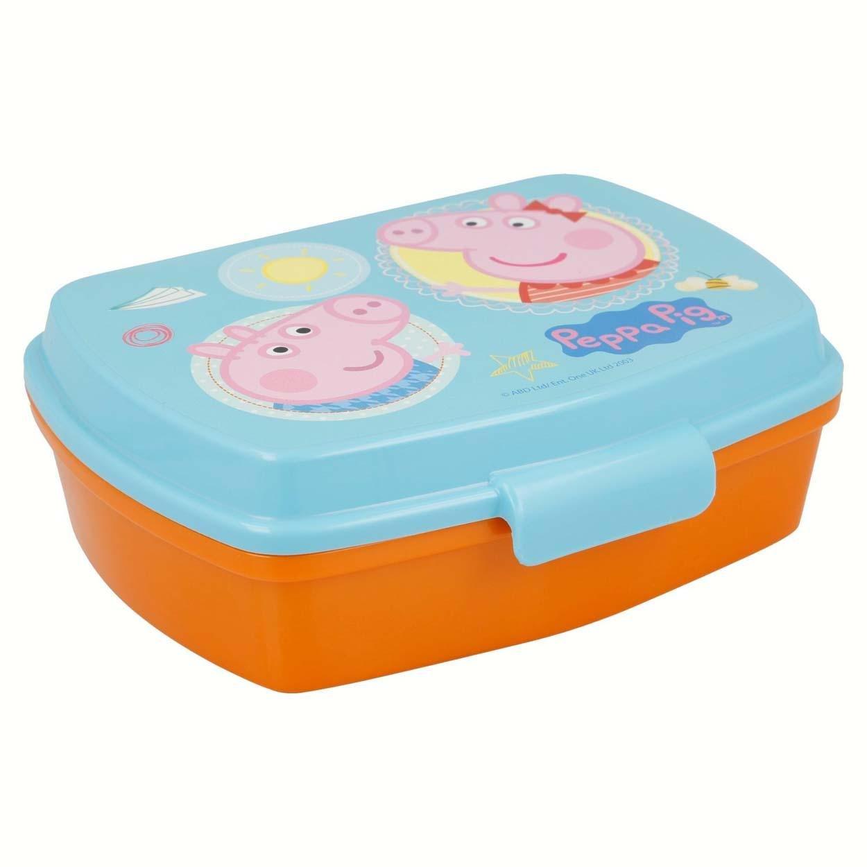 Stor Peppa Pig Schorsch und Peppa - Lunchbox  