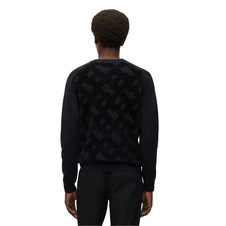 BOSS Pullover Top, Leger, Regulär, Raglan Langärmelig  