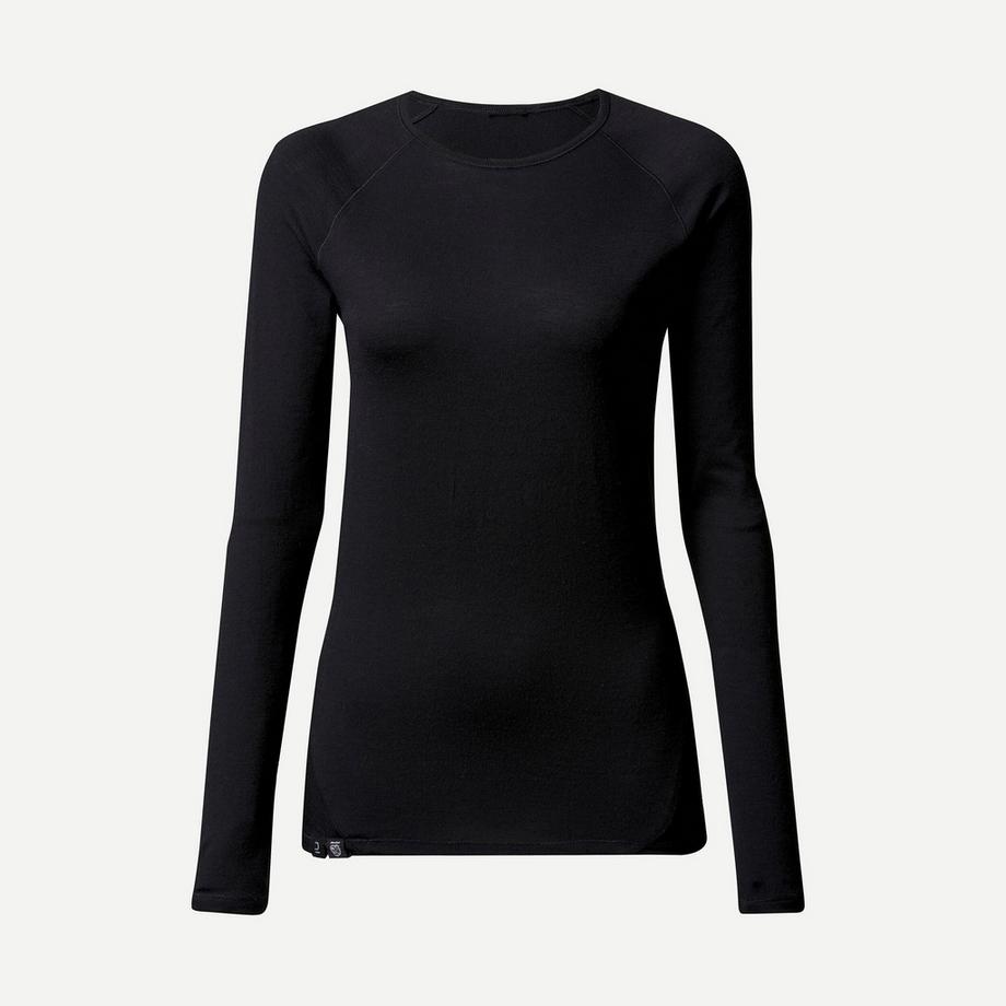 FORCLAZ  Maglia maniche lunghe donna merino trekking 
