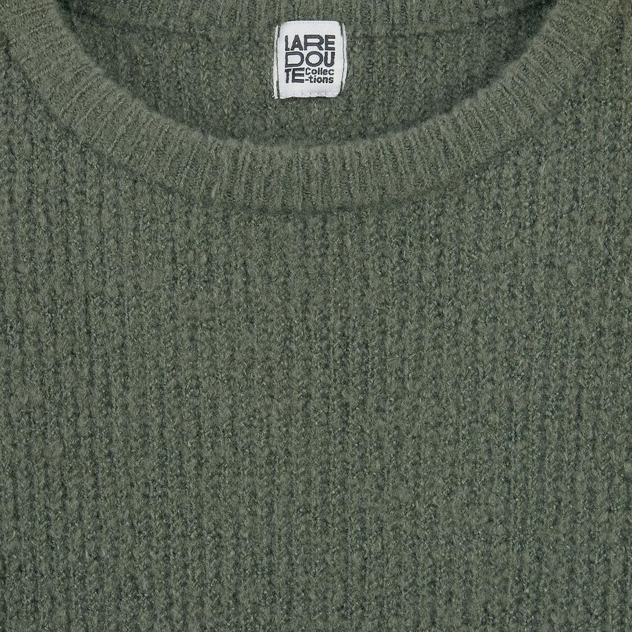 La Redoute Collections  Feinstrick-Pullover mit Rundhals und Volants 