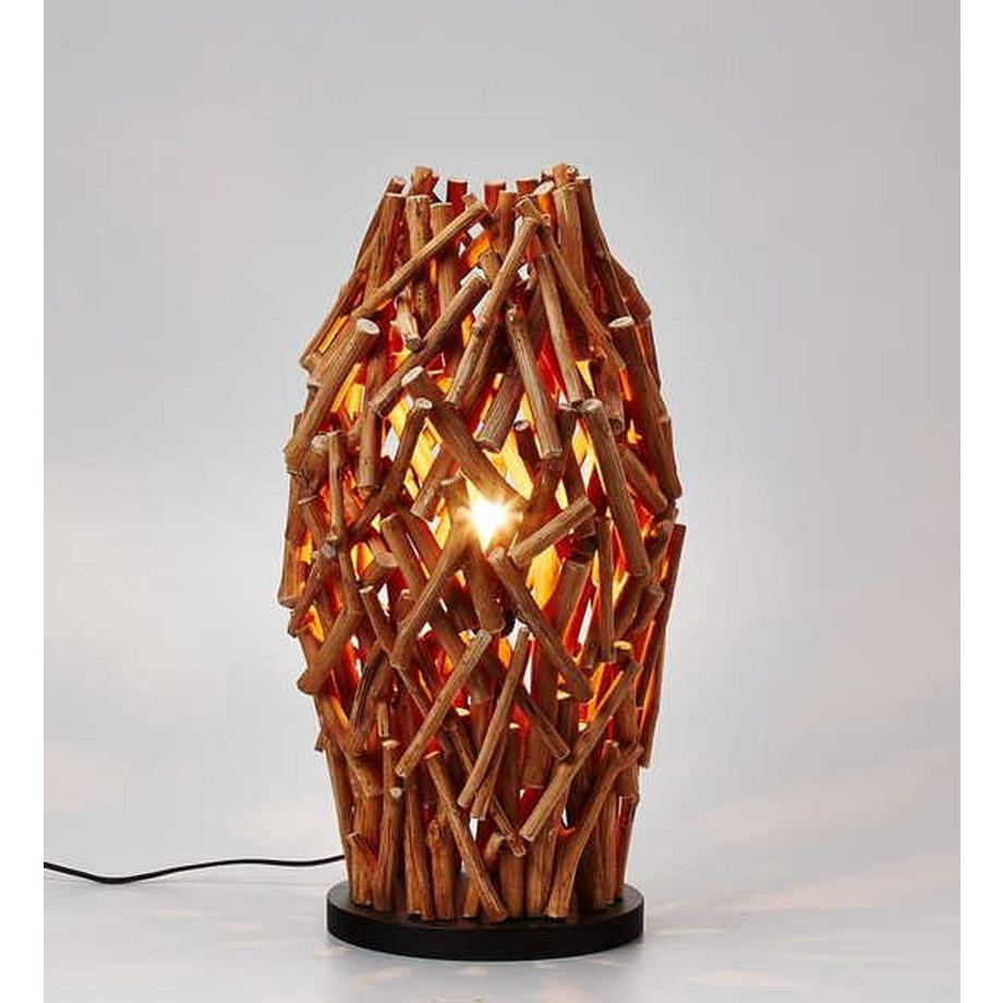 mutoni Lampe à poser Slim Naturel 30x30  