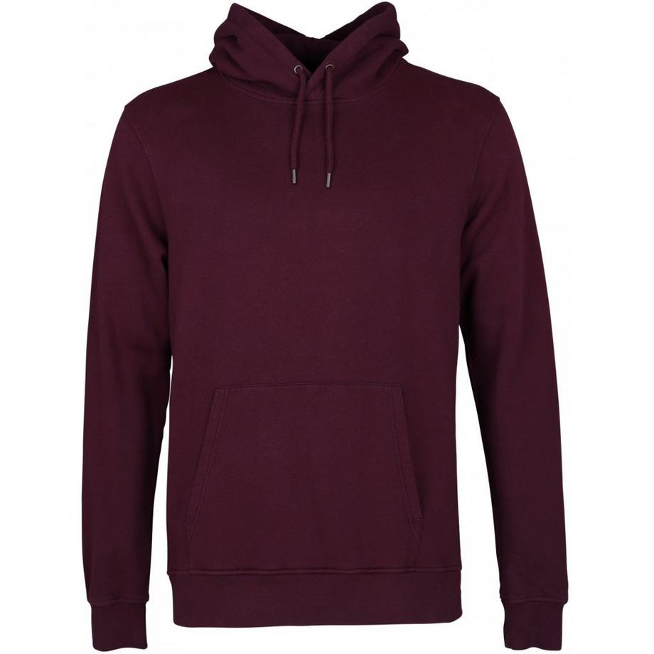 Kapuzenpullover Classic Organic oxblood red