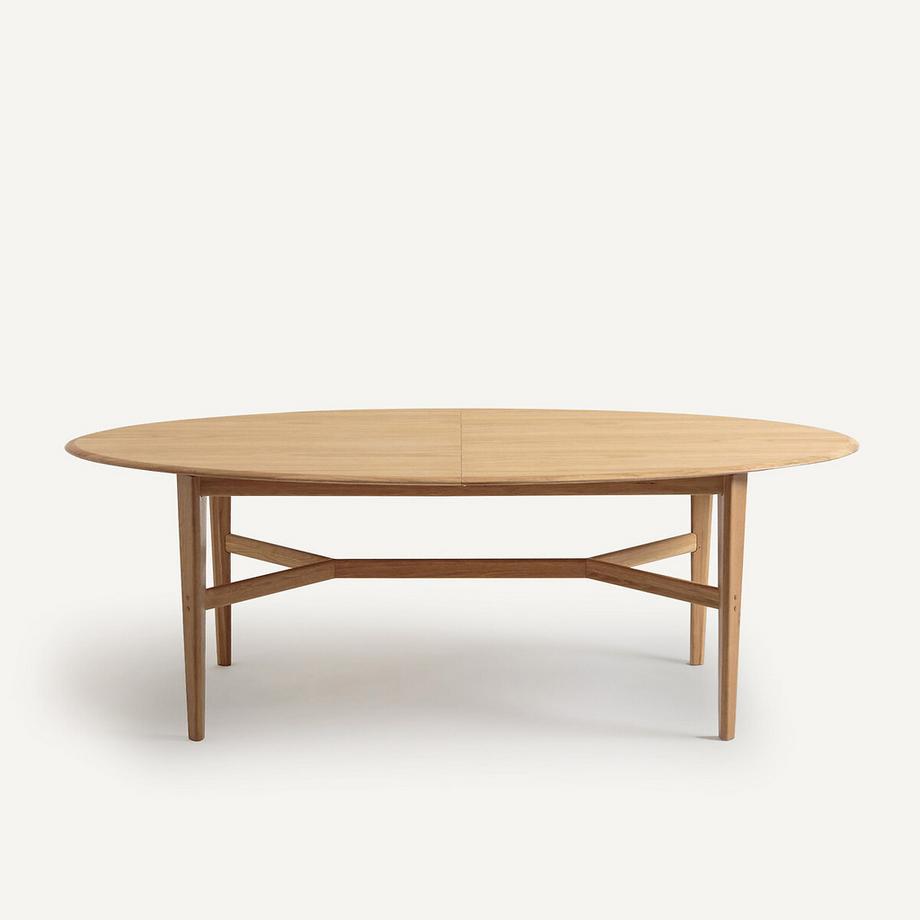 Ausziehbarer Tisch aus massiver Eiche und Furnier