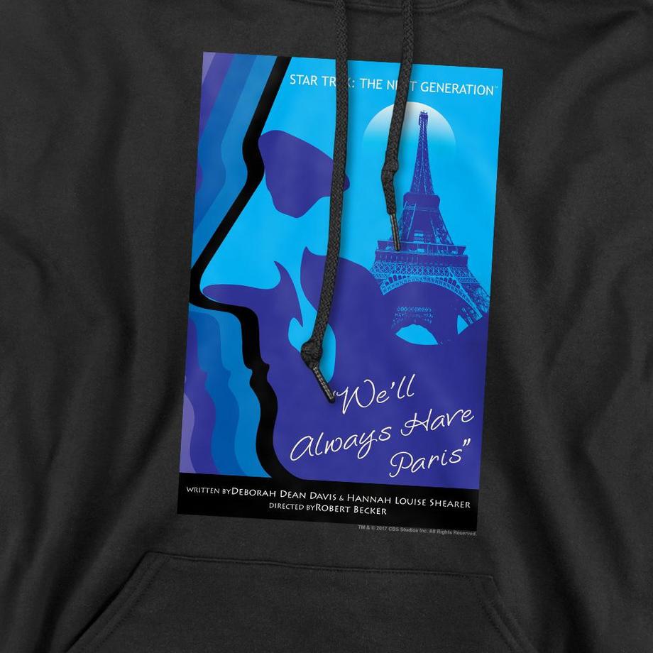 Star Trek The Next Generation Season 1 Episode 24 Felpa con cappuccio  