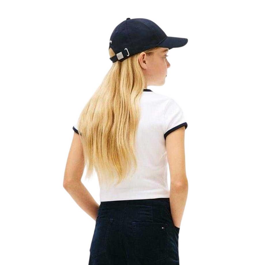 TOMMY HILFIGER  Heritage T-Shirt, Gerippter Kragen 