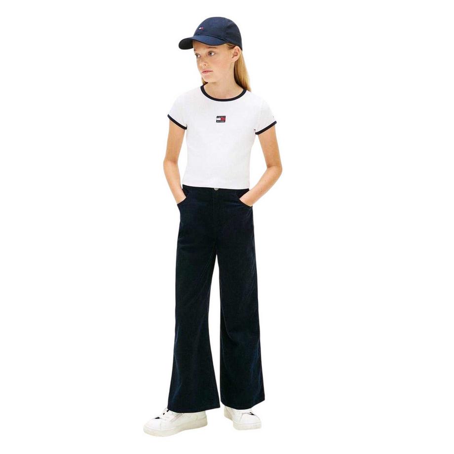 TOMMY HILFIGER  Heritage T-Shirt, Gerippter Kragen 