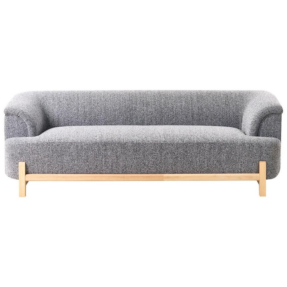 Beliani Canapé 3 places en Tissu Moderne ALNOR  