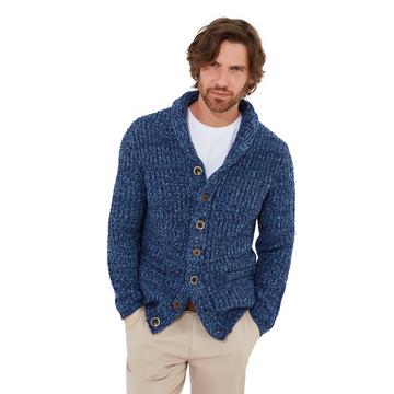 Grob gestrickte Fischer-Strickjacke