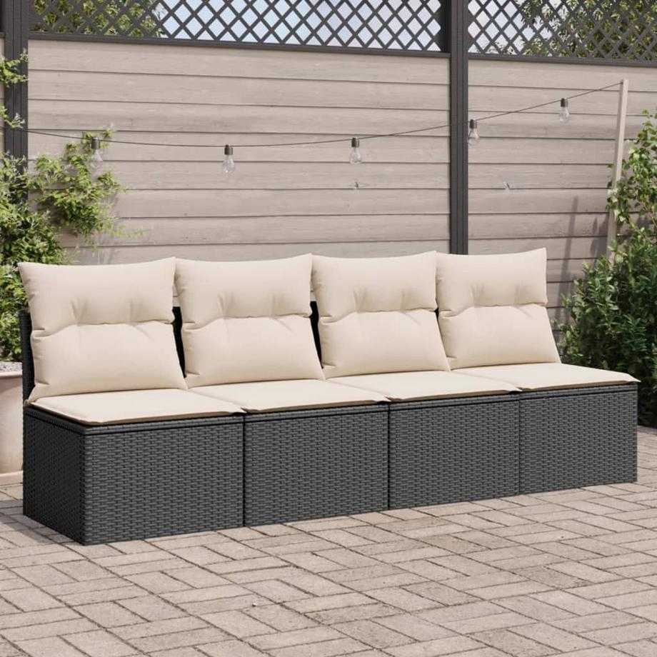 VidaXL Gartensofa poly-rattan  