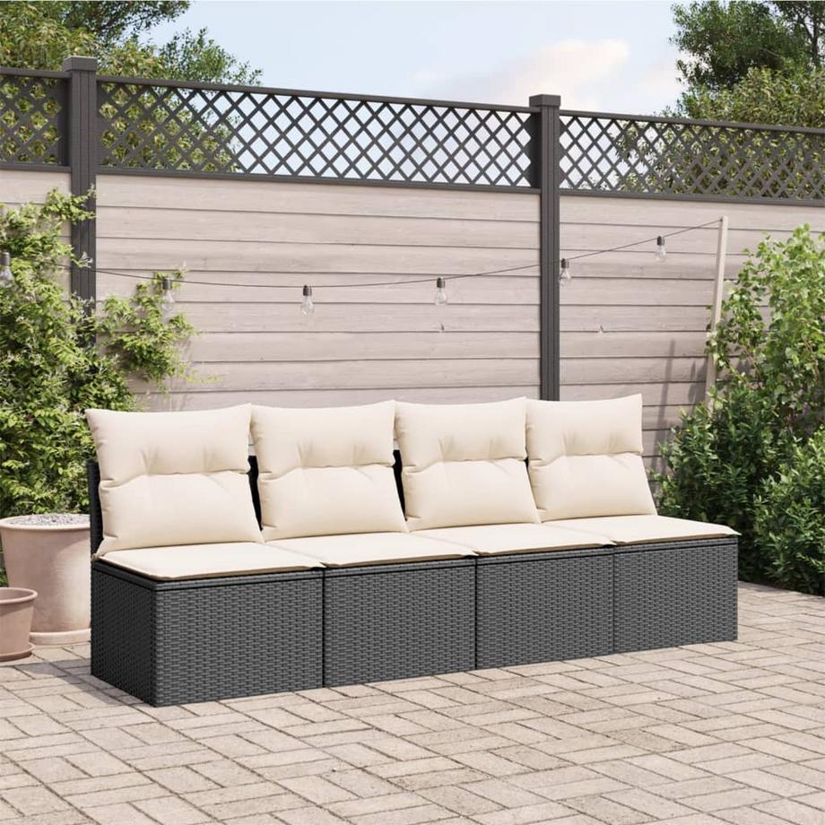 VidaXL Gartensofa poly-rattan  