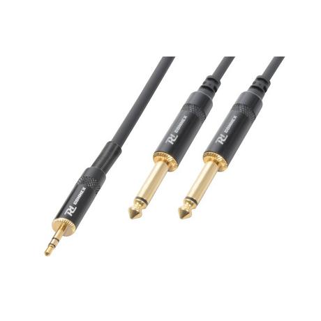 PD-Connex  PD-Connex 177131 Audio-Kabel 1,5 m 3.5mm 2 x 6.35mm Schwarz 