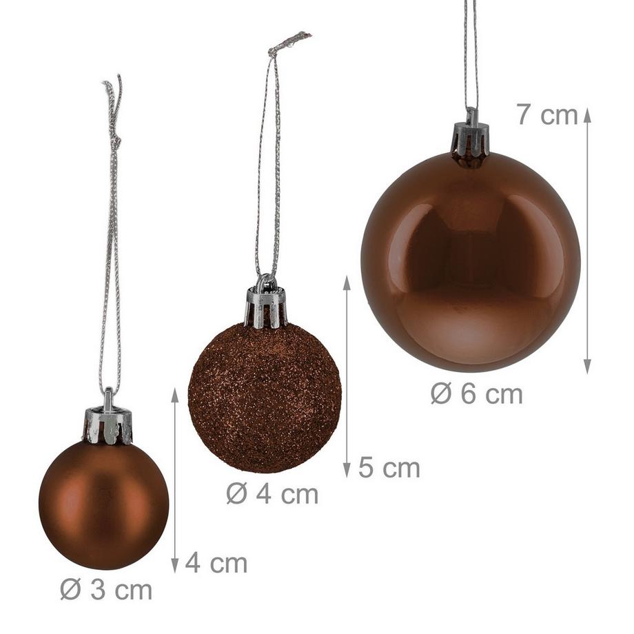 Northix Ensemble de boules de Noël  