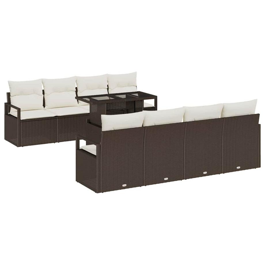 Mobilier de jardin poly rattan