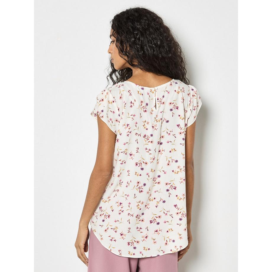 APRICOT Top leggero piccola fantasia floreale  