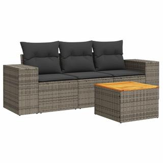 VidaXL Garten sofagarnitur poly-rattan  