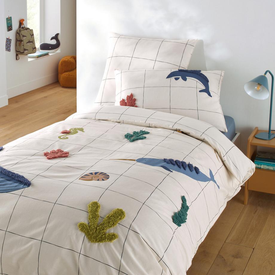 La Redoute Intérieurs Housse de couette enfant 20% coton recyclé  