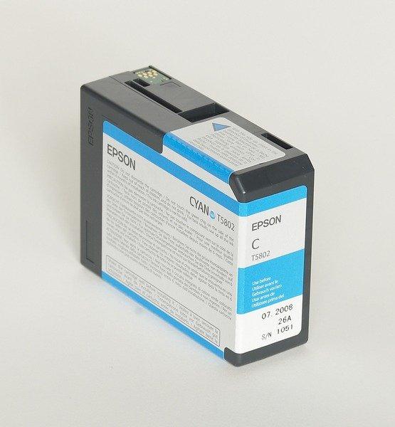 EPSON  EPSON Tintenpatrone cyan T580200 Stylus Pro 3800 80ml 