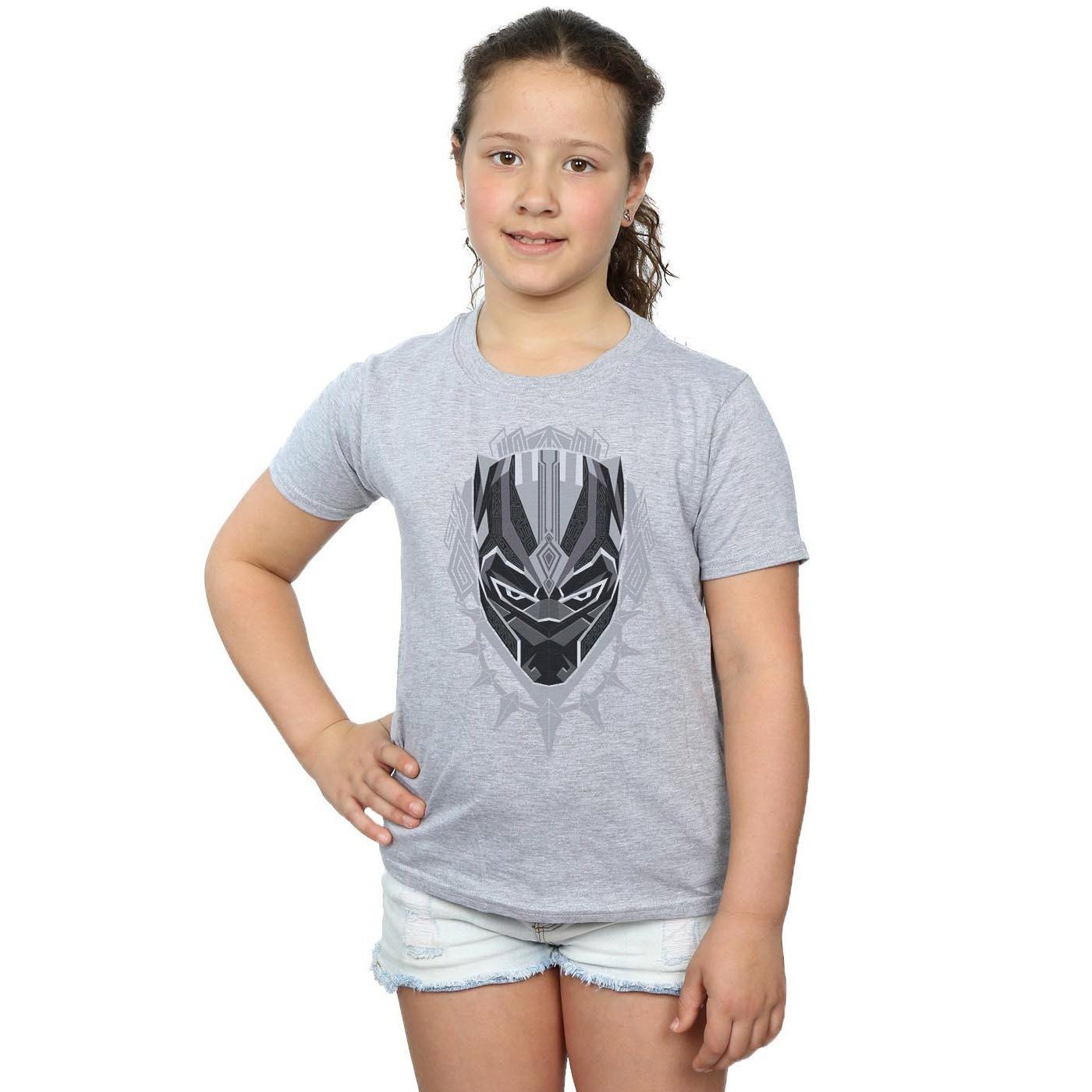 MARVEL  Tshirt BLACK PANTHER HEAD 