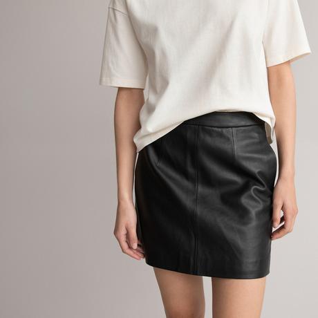 La Redoute Collections  Mini-jupe en cuir 