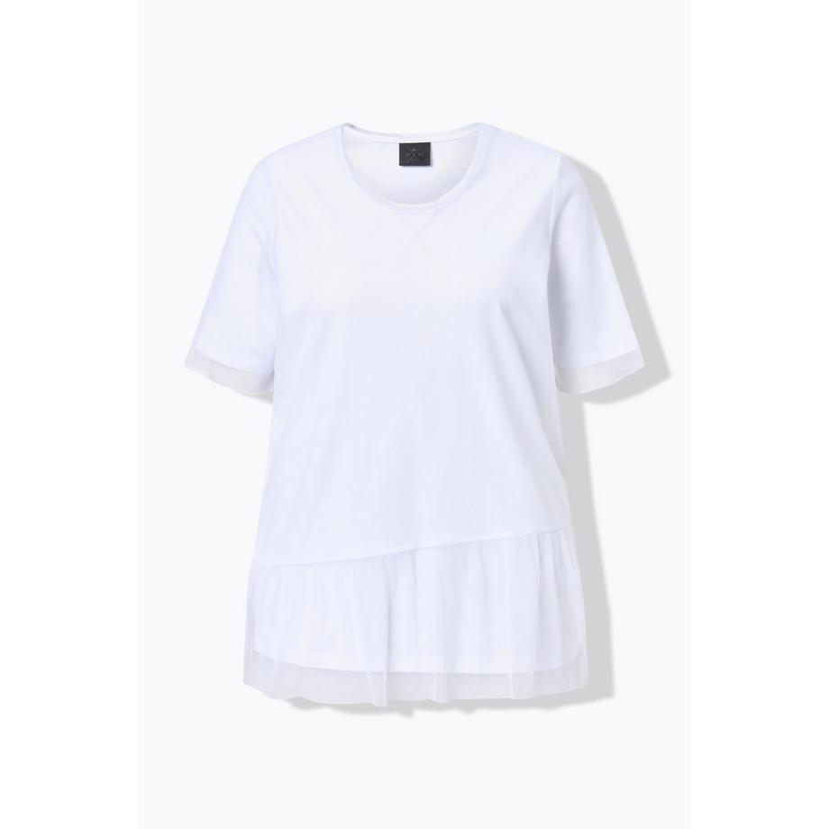 Ulla Popken T-shirt Doppio Strato Classic Fit Maniche Corte  