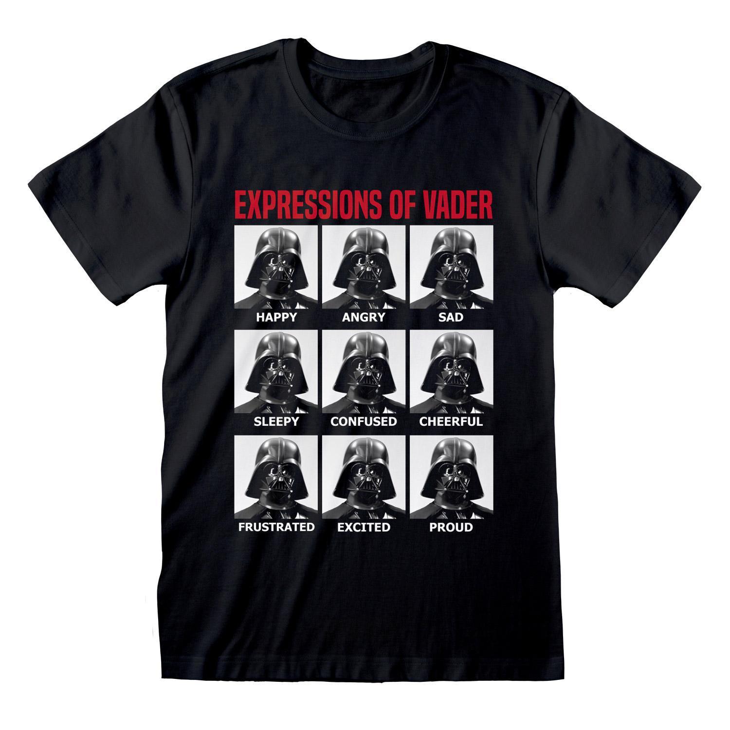 STAR WARS  Expressions Of Vader TShirt 