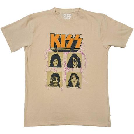 KISS Band Grafik Print T-Shirt  