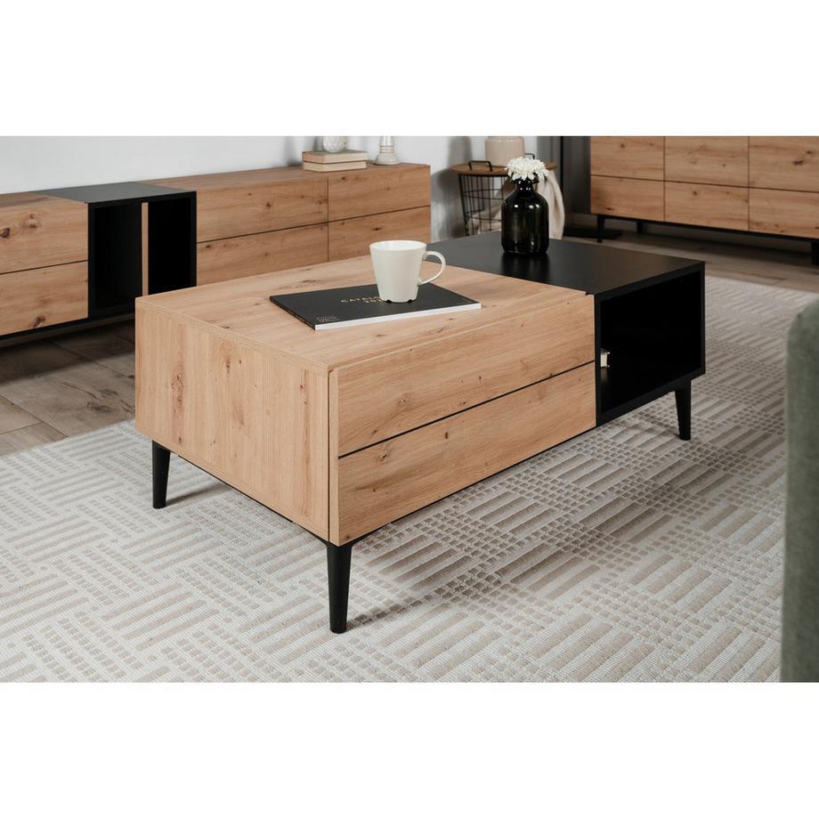 Calicosy Table Basse 1 Tiroir L100 cm - Nola  