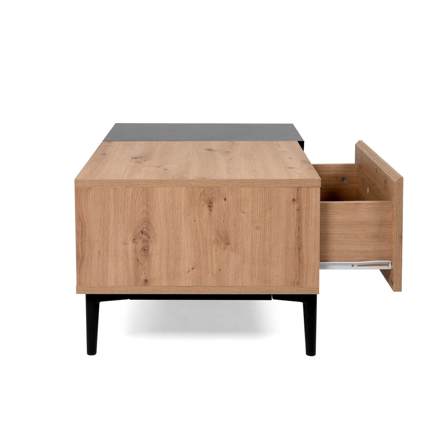 Calicosy Table Basse 1 Tiroir L100 cm - Nola  