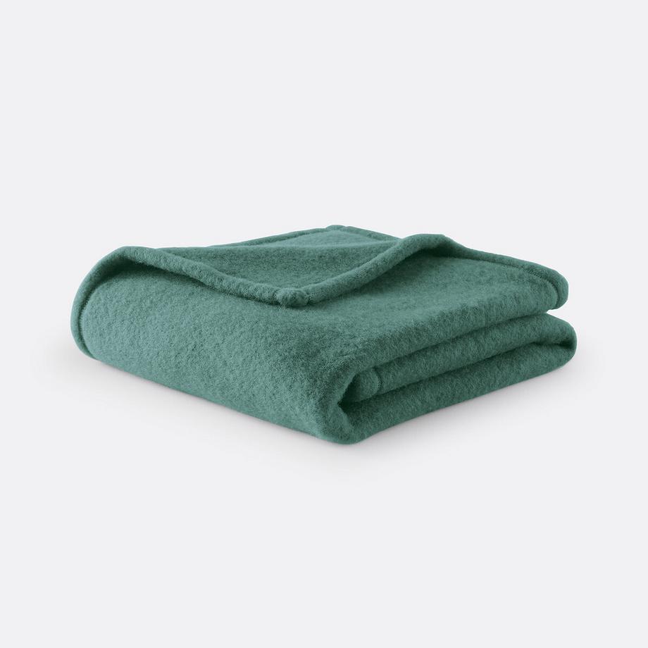 La Redoute Intérieurs Couverture laine vierge Woolmark 600 g/m²  