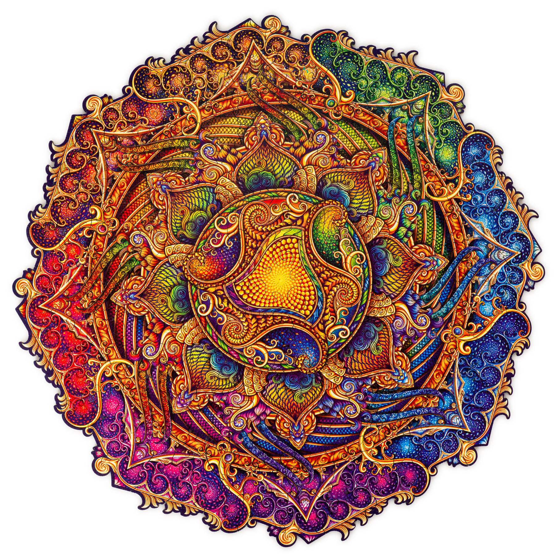 Unidragon  Mandala Inexhaustible Abundance (200 Teile) - Holzpuzzle 