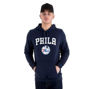 felpa con cappuccio philadelphia 76ers nba