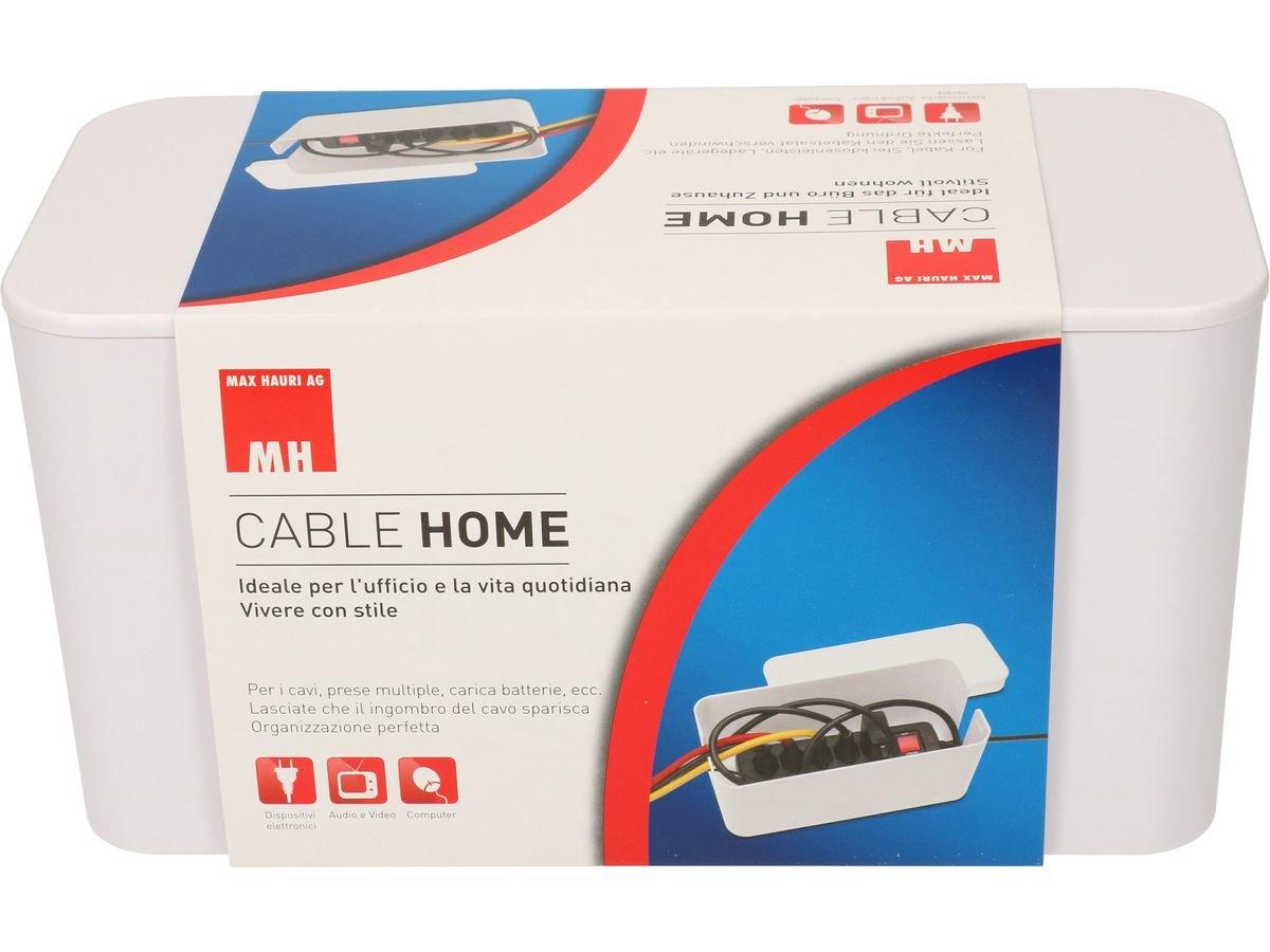 Max Hauri  Cable Home Cable Facility Box Pavimento Scatola portacavi Bianco 1 pz 