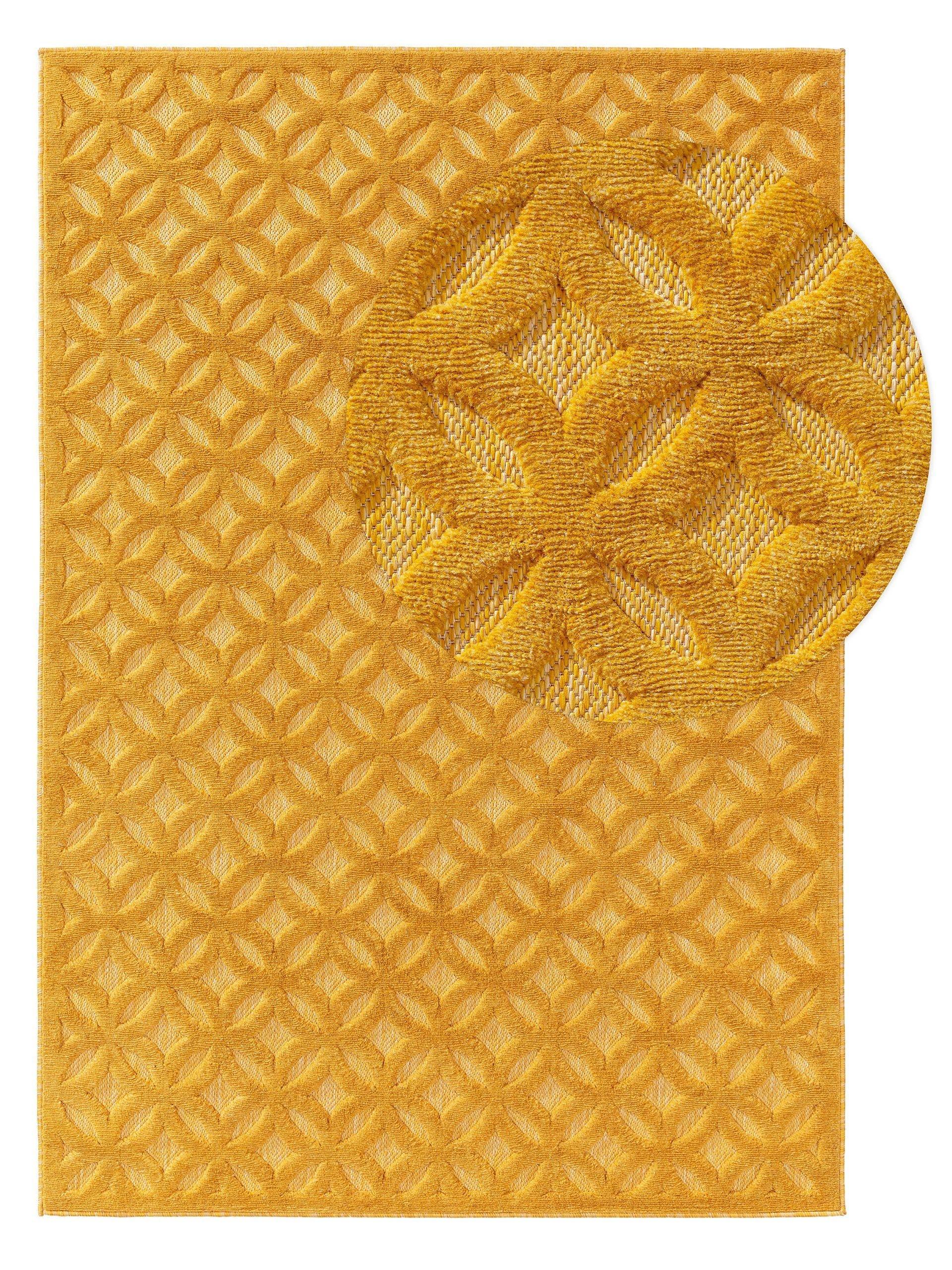 Benuta Tapis d'extérieur & intérieur Bonte Jaune  