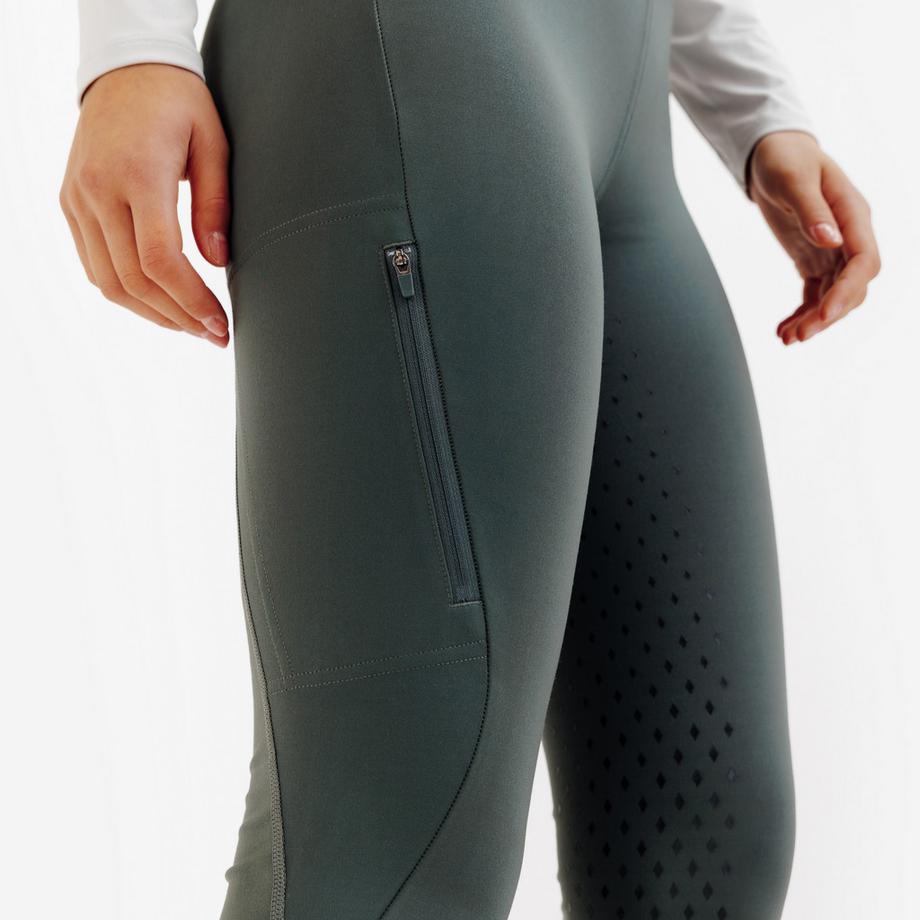 FOUGANZA  Reitleggings Full Grip  - 500 
