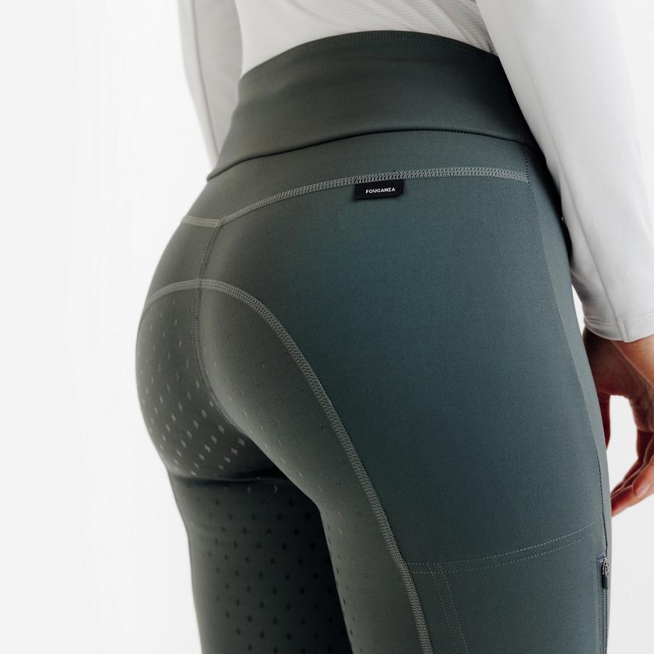 FOUGANZA  Reitleggings Full Grip  - 500 
