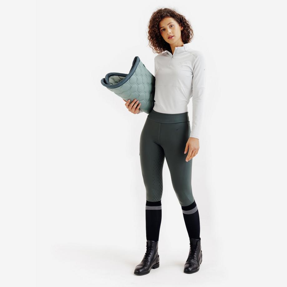 FOUGANZA  Reitleggings Full Grip  - 500 