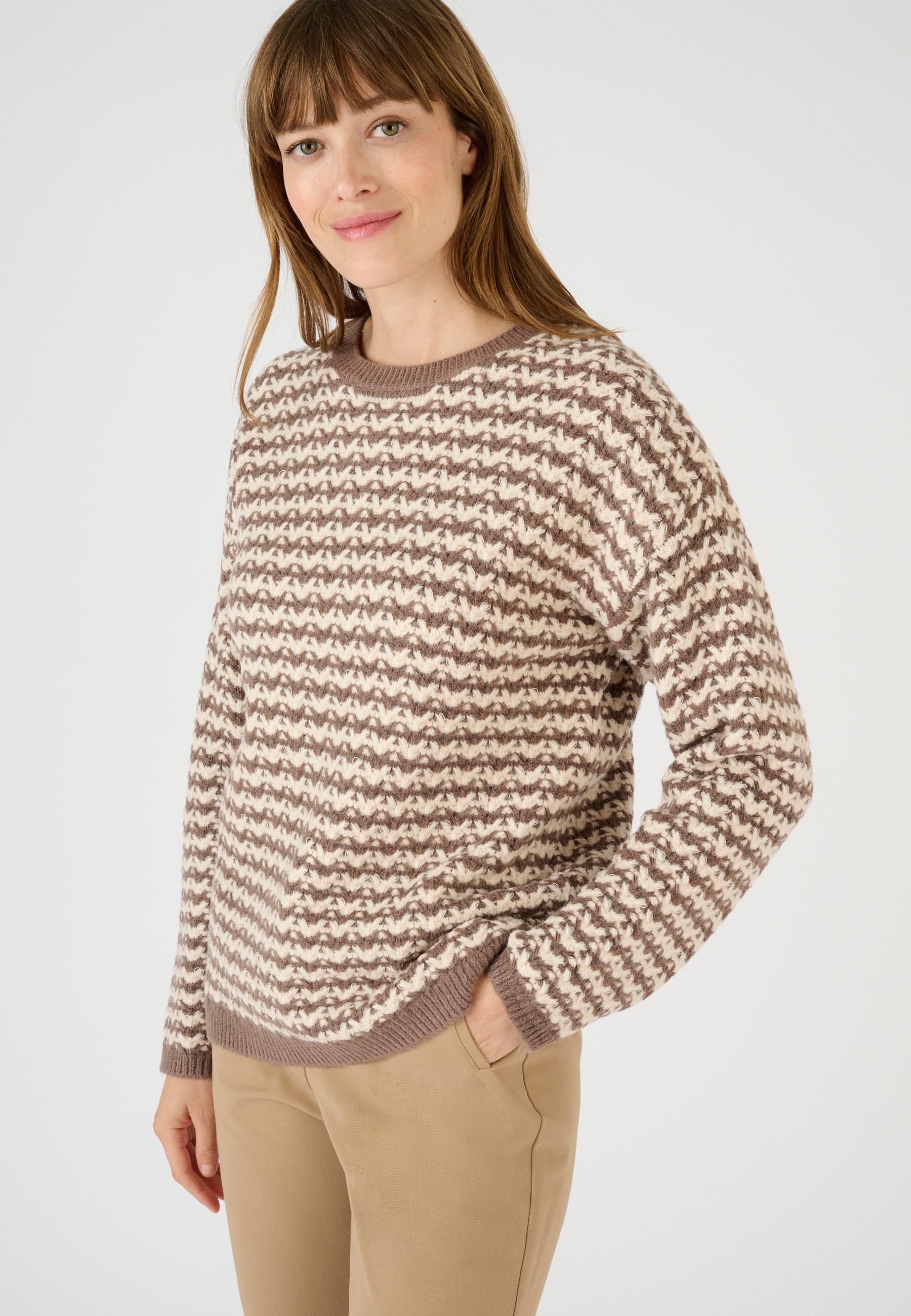 Damart  Zweifarbiger Strickpullover Thermolactyl 