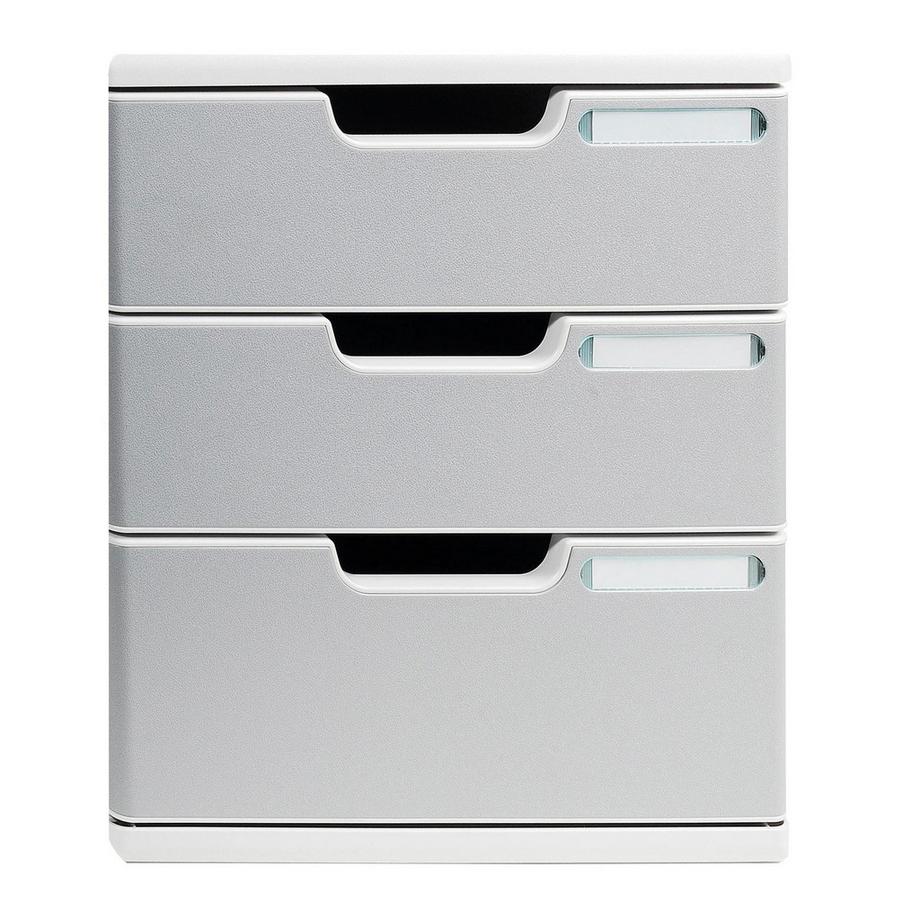 Exacompta Module de classement Modulo Office 3 tiroirs fermés  